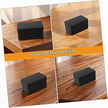 2 x Small Rectangular Metal Tins with Lid Decorative Storage Box for Tea Biscuits and Small Things Practical Storage Solution for Home or on the Go
