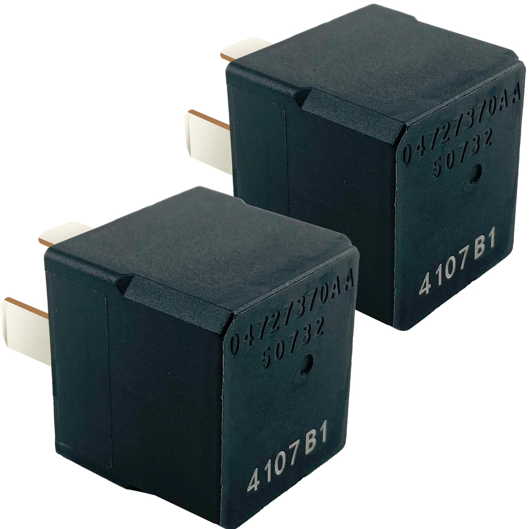 Photo 1 of 04727370AA 50732 (2-Pack) 5-Pin Multi-Purpose Relay Compatible with Dodge, Jeep, Chrysler - Cooling Fan Control Relay - High-Temperature Resistant Automotive Electrical Switch