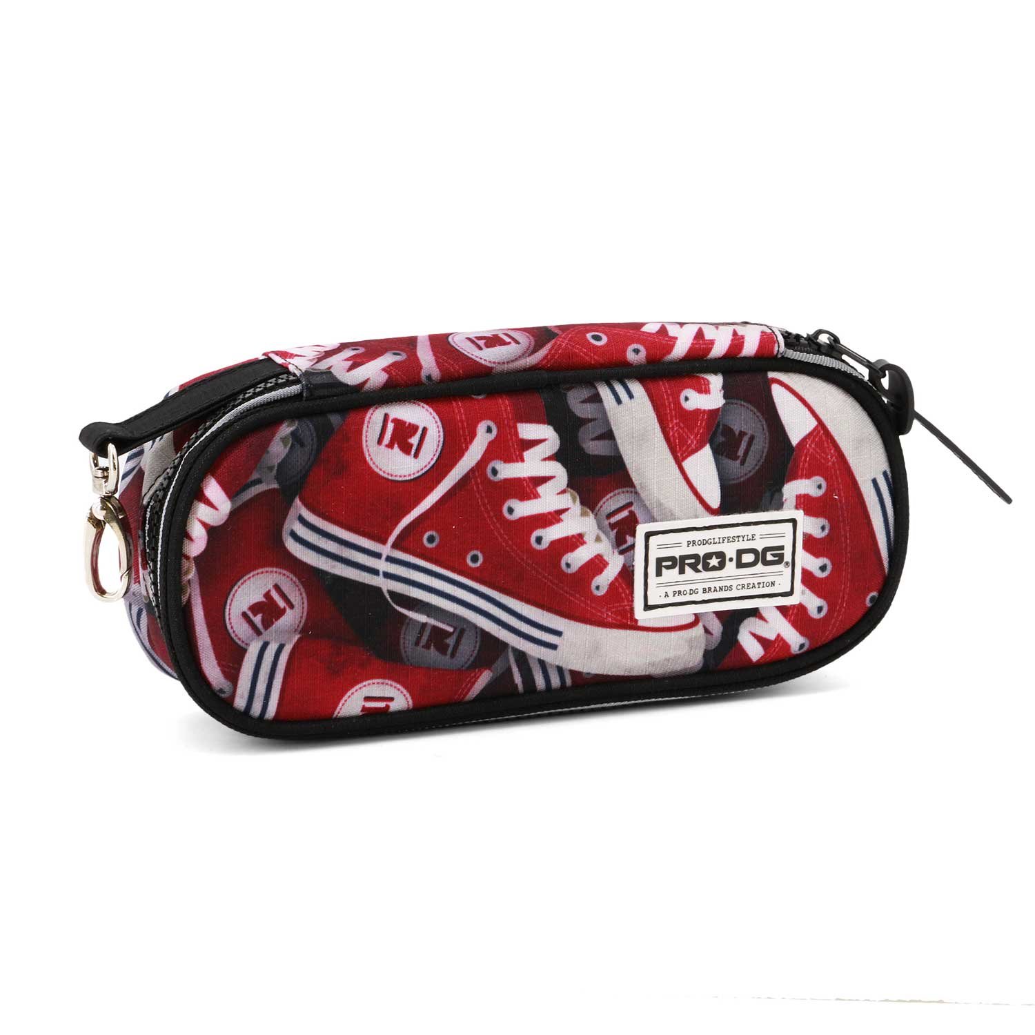PRODG Tracks-Pencil Case, Red, 21 x 10 cm