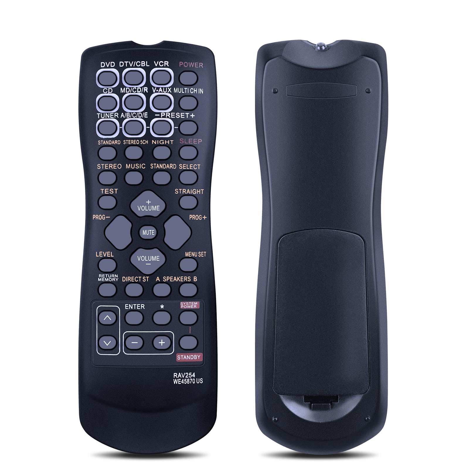 Telecomando Di Ricambio Generico Per Yamaha HTR-5630 RX-V350 RX-V459 RX-V373 HTR-5240 HTR-5250 RAV254 - 3