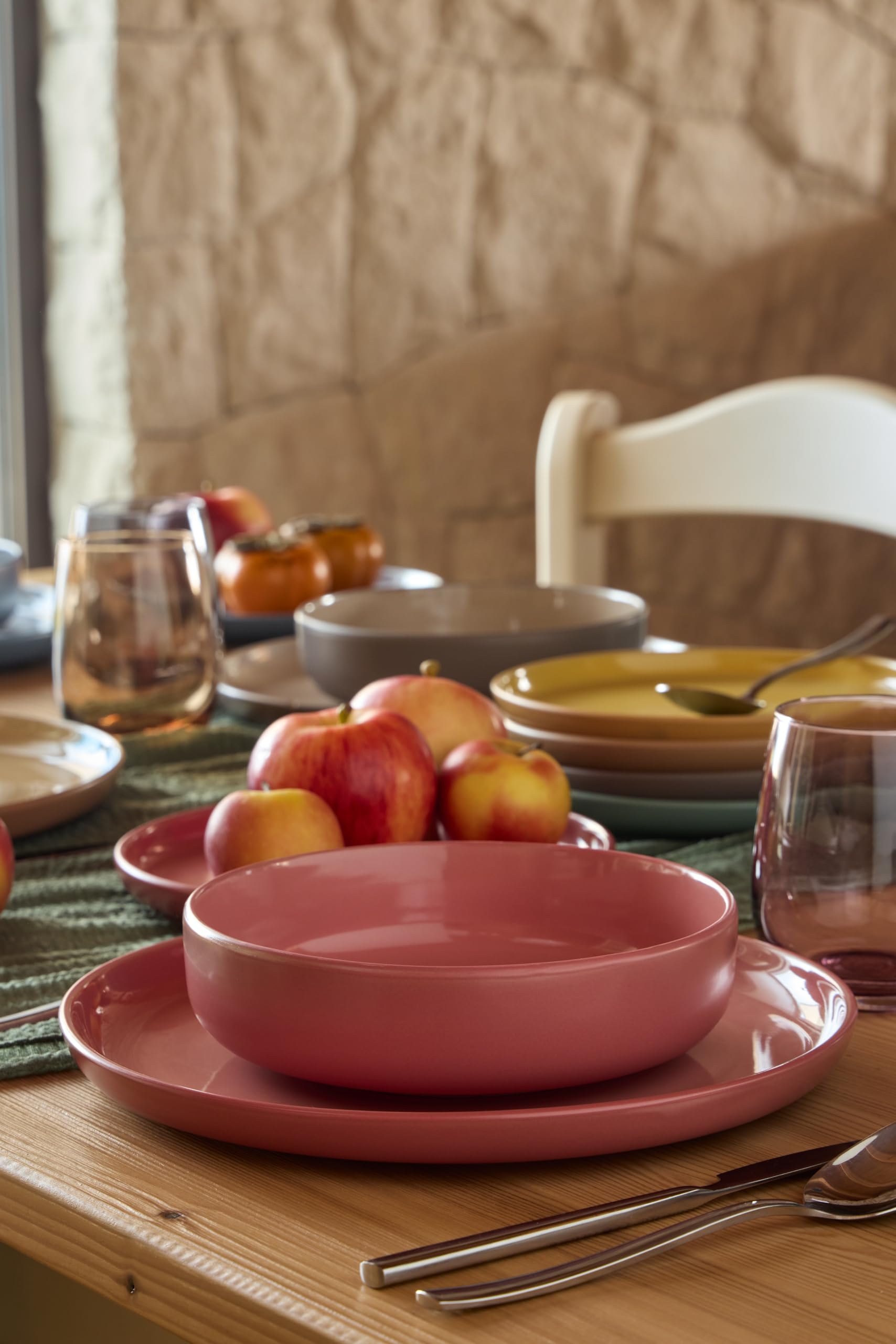 Tognana Rhapsody, Servizio piatti 18 pezzi per 6 persone, Stoneware, Multicolor