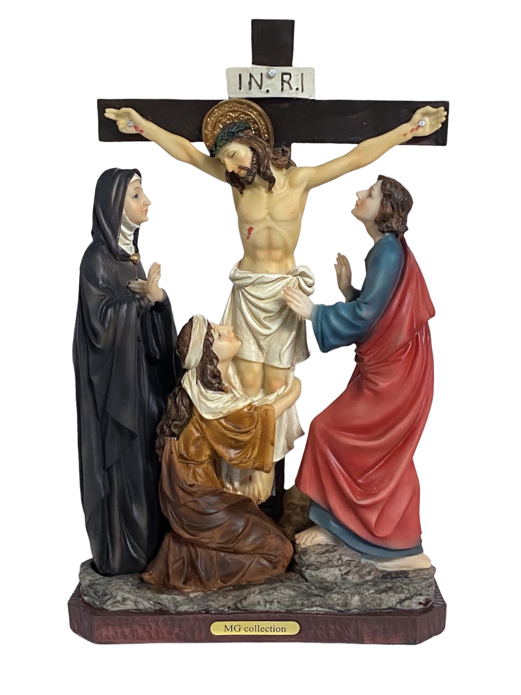 14" Inch Jesus Christ Crucifixion Statue Figure Imagen Jesus Cristo Crucificado Religious Gift