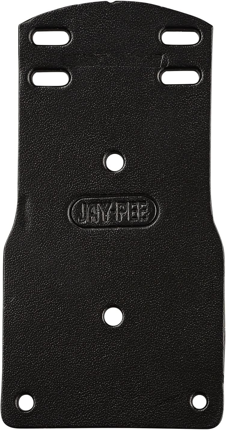 Police Citation Bar Badge Holder Name Bar Tag Holder Two Bars Black Leather