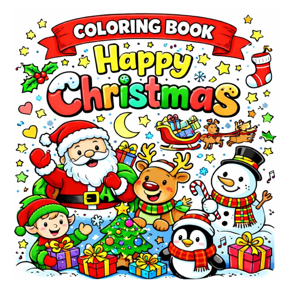 Santa Claus Coloring Book: Christmas Coloring Book