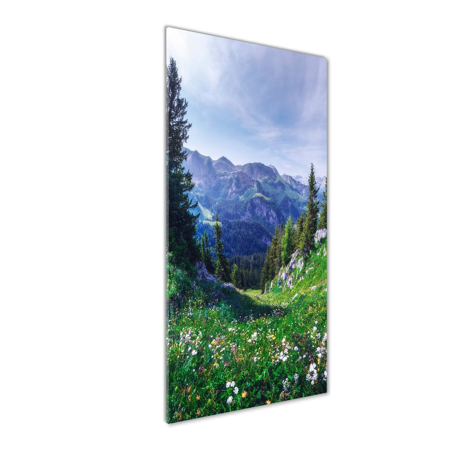 Impression sur verre acrylique Tulup 50x125 tableau mural paysage vert incassable