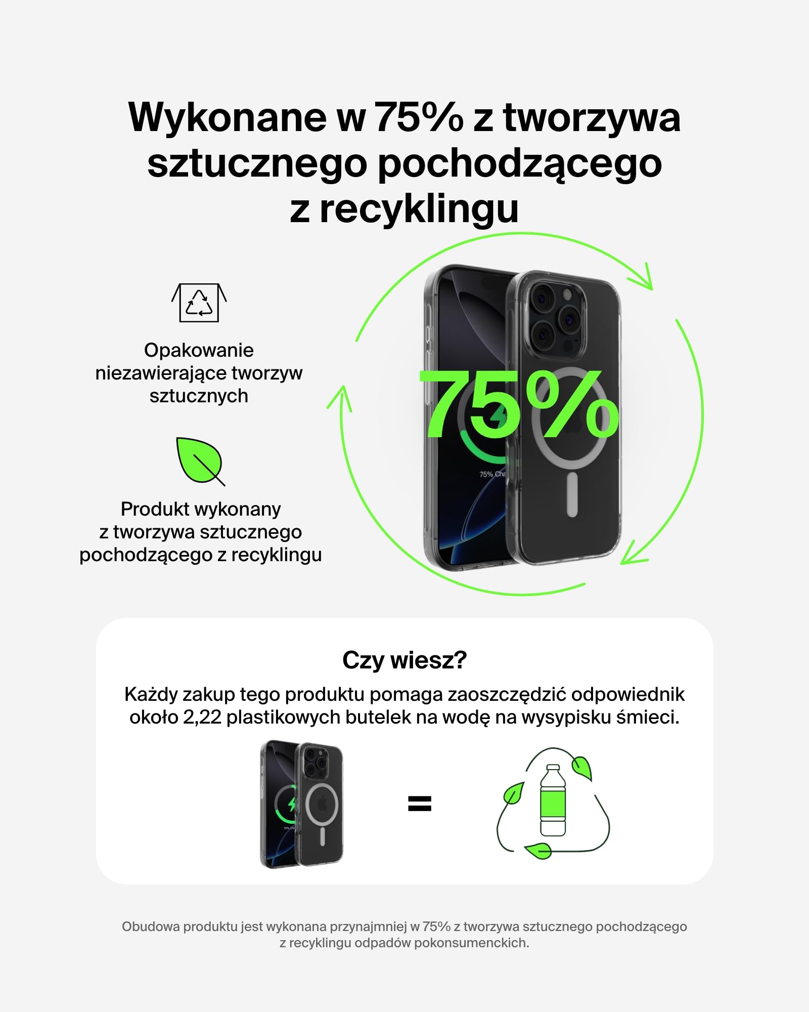 Belkin SheerForce Etui na iPhone 16 Pro, zgodne z MagSafe cienkie etui z powłoką odporną na zarysowania – magnetyczne, odporne na wstrząsy etui ochronne na telefon iPhone – Przezroczyste