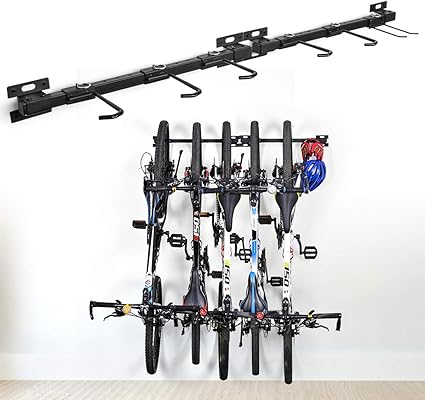 ElevenII Bike Storage Rack Foldable Bike Wall Mounted Bike Hanger ...