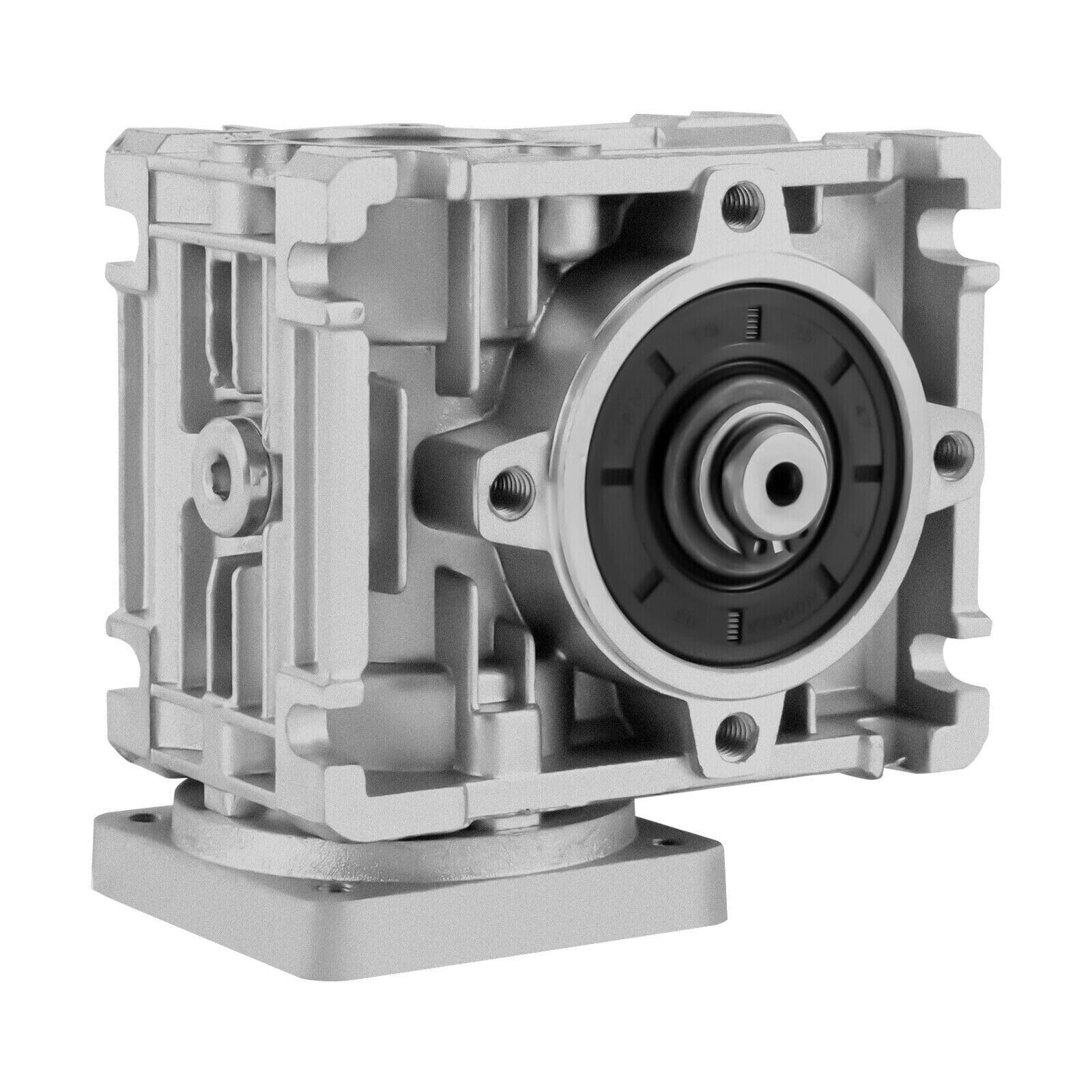Engranaje helicoidal, engranaje helicoidal de alto torque, Motores Reductores Worm gearboxNMRV030 Worm Gearbox Speed Reducer Ratio 10:1 For Nema23 Stepper 0.06KW~0.18KW