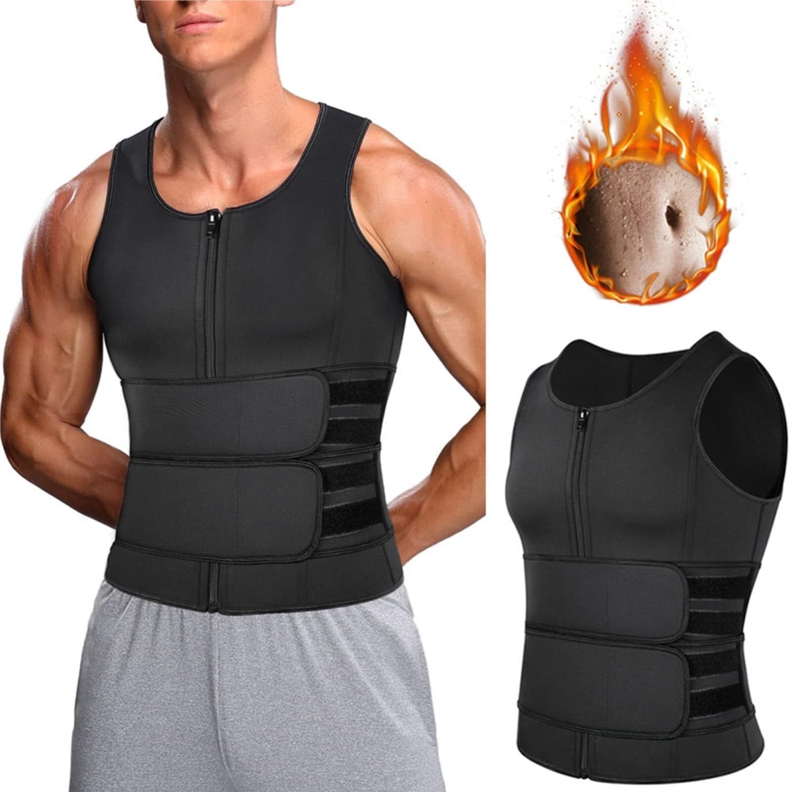 Ceinture de Sudation Gilet De Sudation Respirant Pour Perte De Poids, Ceinture De Fitness, Ceinture De Sudation, Ceinture De Soutien Abdominale Ceinture Abdominale