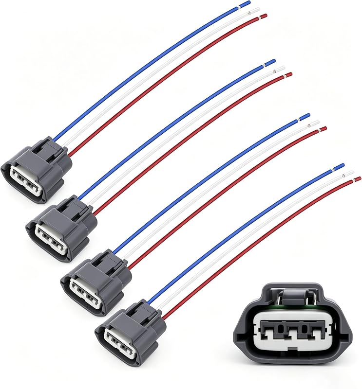 Conector do Chicote da Bobina de Ignição HiSport J48817102 para Nissan – Kit com 4 unidades