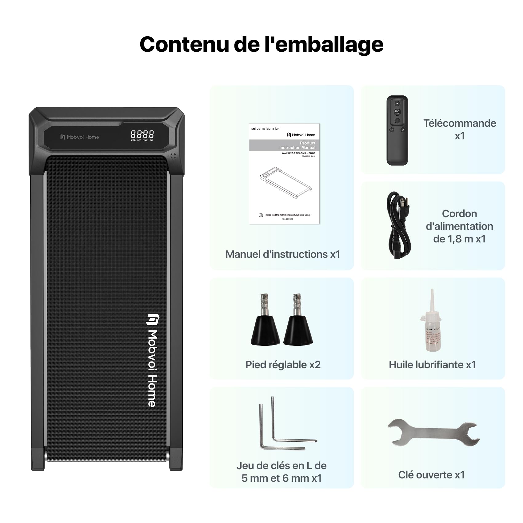 Tapis de Course à Tapis de Marche Mobvoi pour la Maison