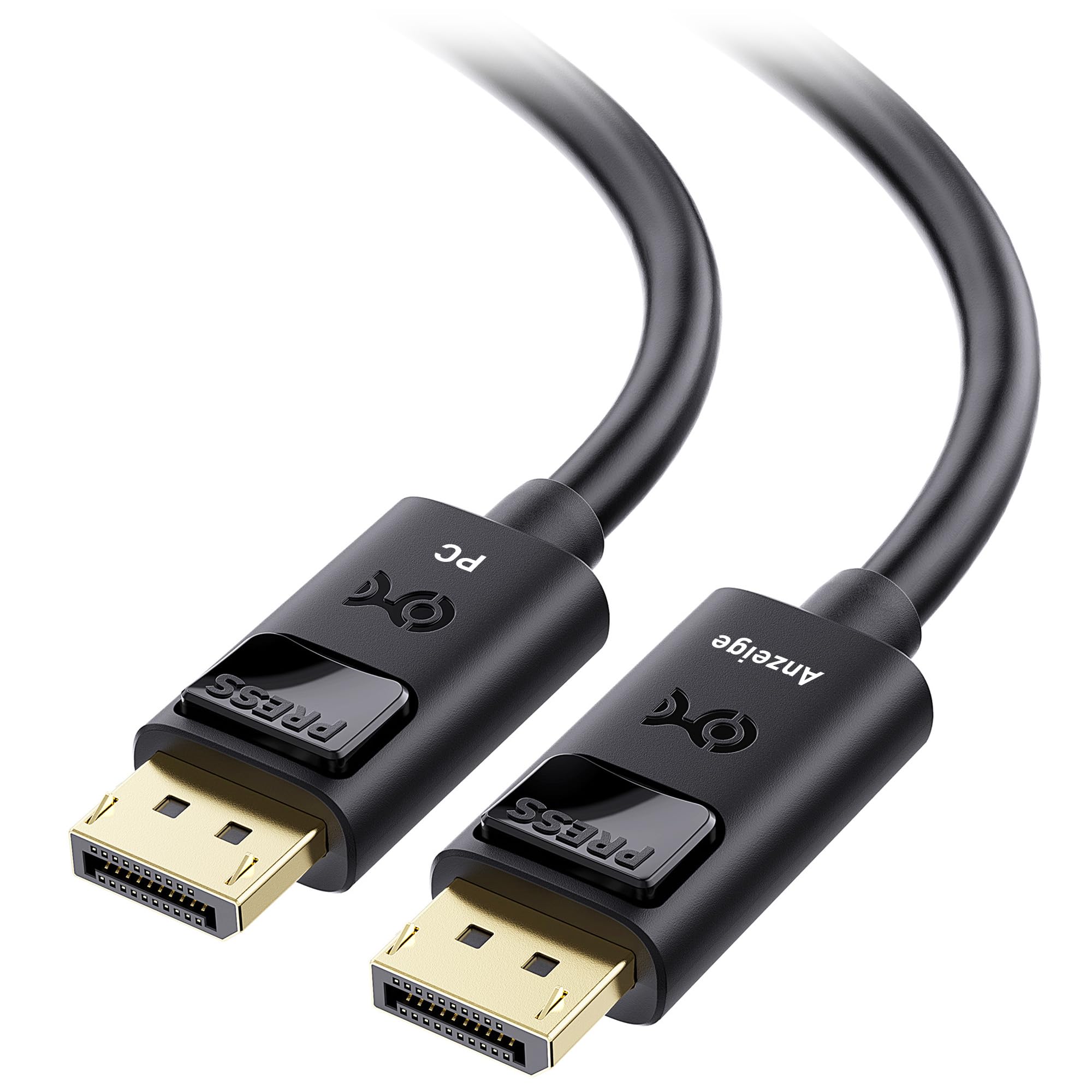 Cable Matters aktives DisplayPort 1.4 Kabel, unidirektional, 7,5m | 8K@60Hz, 4K@144Hz, HDR, Gaming-Monitor, PC, RTX/RX-GPUs und DisplayPort-Monitorkabel