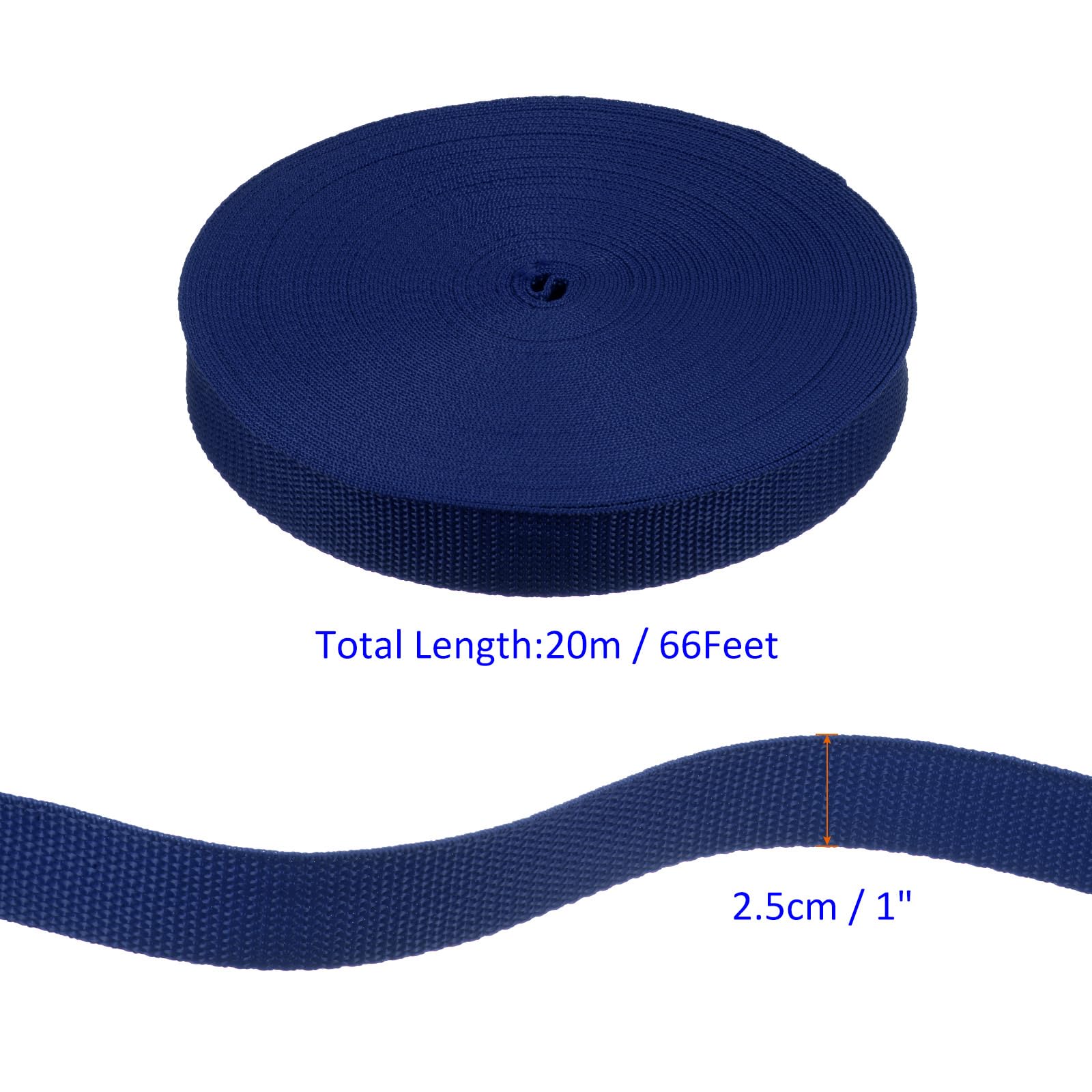 M METERXITY Tree Tie Strap-1 Roll 66 Feet x 1 Inch Garden Staking Straps,Plant Supports Tree Tie Staking,Tree Support Straps Apply to Outdoor/Garden/Plant/Staking/Guying(Blue) - Image 3