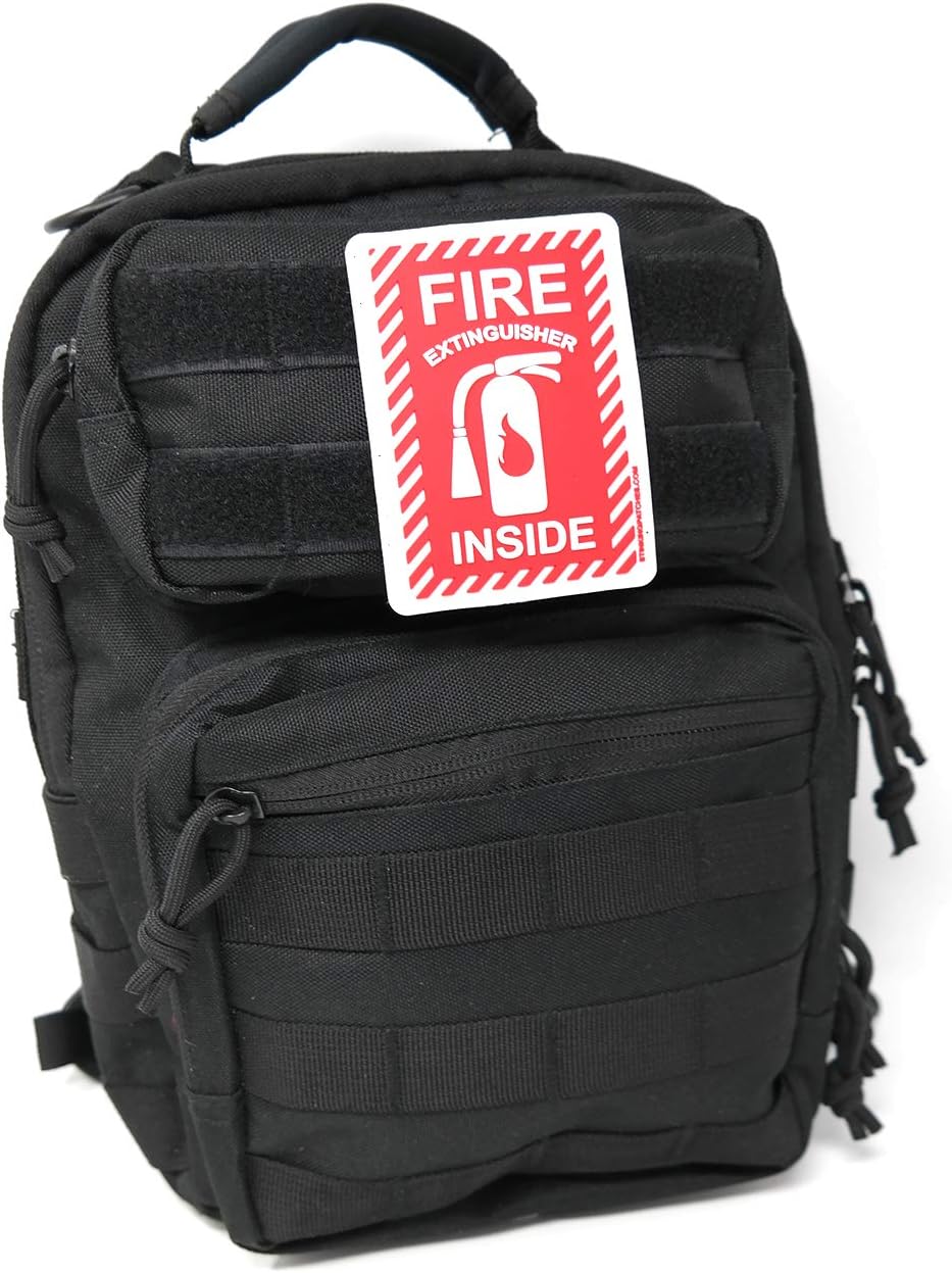 Fire Extinguisher Inside PVC Tactical Patch