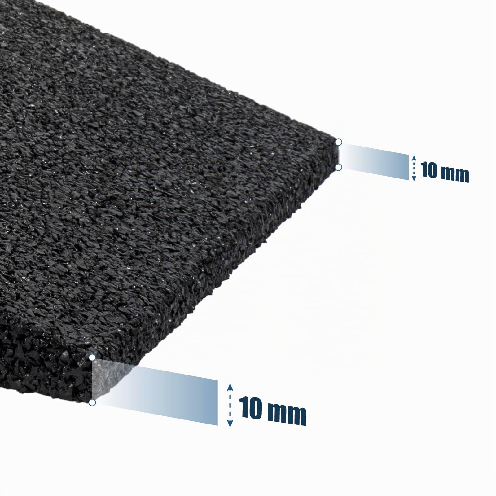 HASKYY Juego de 4 protectores de neumáticos 600x300x64mm hasta 285mm de ancho, protector de neumáticos, cama de neumáticos, nido de neumáticos de granulado de goma de 300mm de ancho