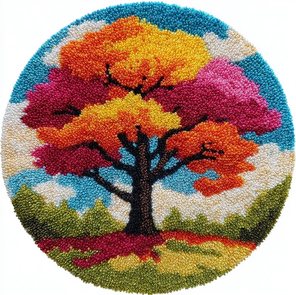 kitphoenix Latch Hook Kits Four Seasons Tree