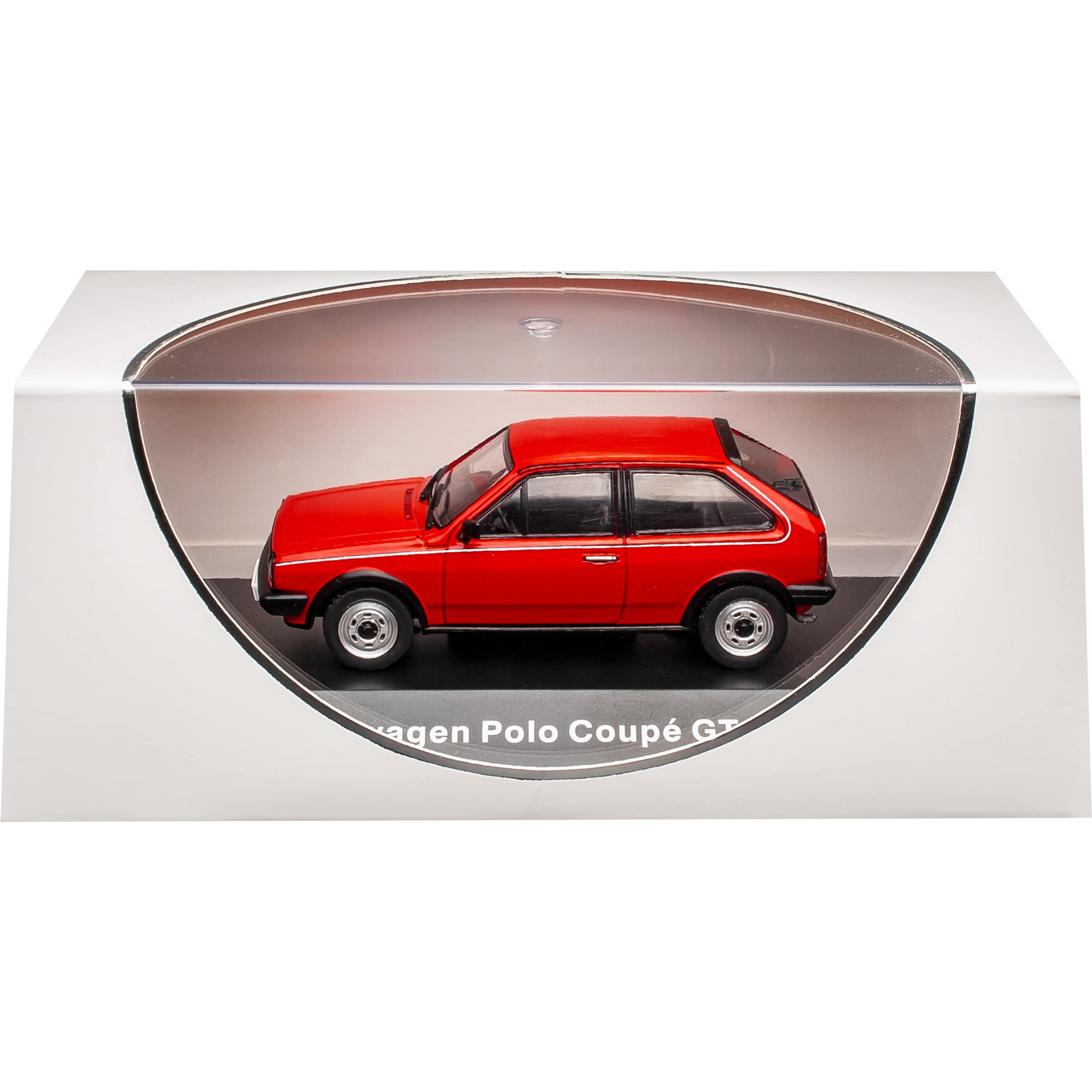 Volkwagen Polo II 86c Coupe GT 3 Türer Rot 2. Generation 1981-1994 1/43 DeAgostini Modell Auto