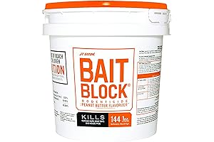 JT Eaton Bait Block Peanut Butter Flavor Ground Squirrel Bait (Pack of 144)