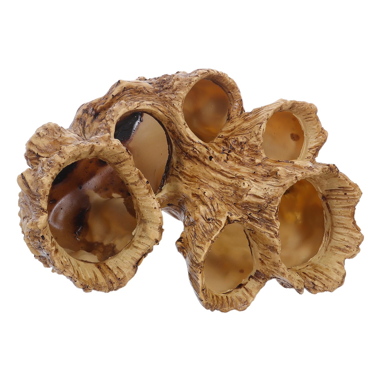 Pot de fleurs imitation bois pour plantes succulentes sur bureau et maison