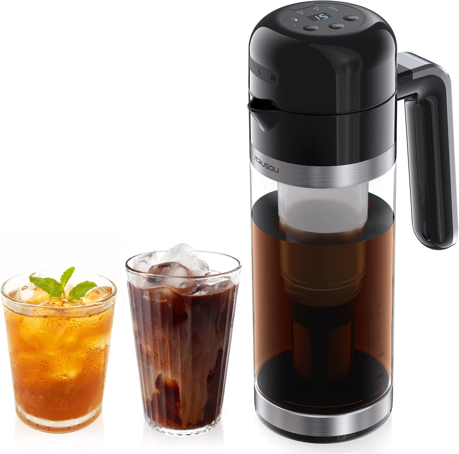 Amazon.com: Cold Brew Coffee Maker, Itrusou 15-Min Patented Electric ...