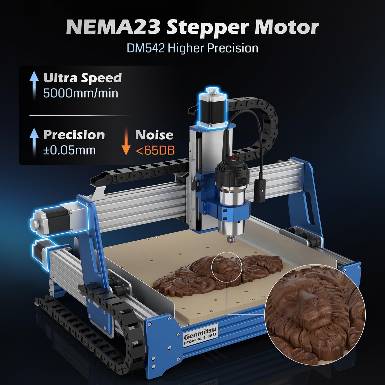 Genmitsu PROVerXL 4030S CNC Router Machine with 710W Spindle