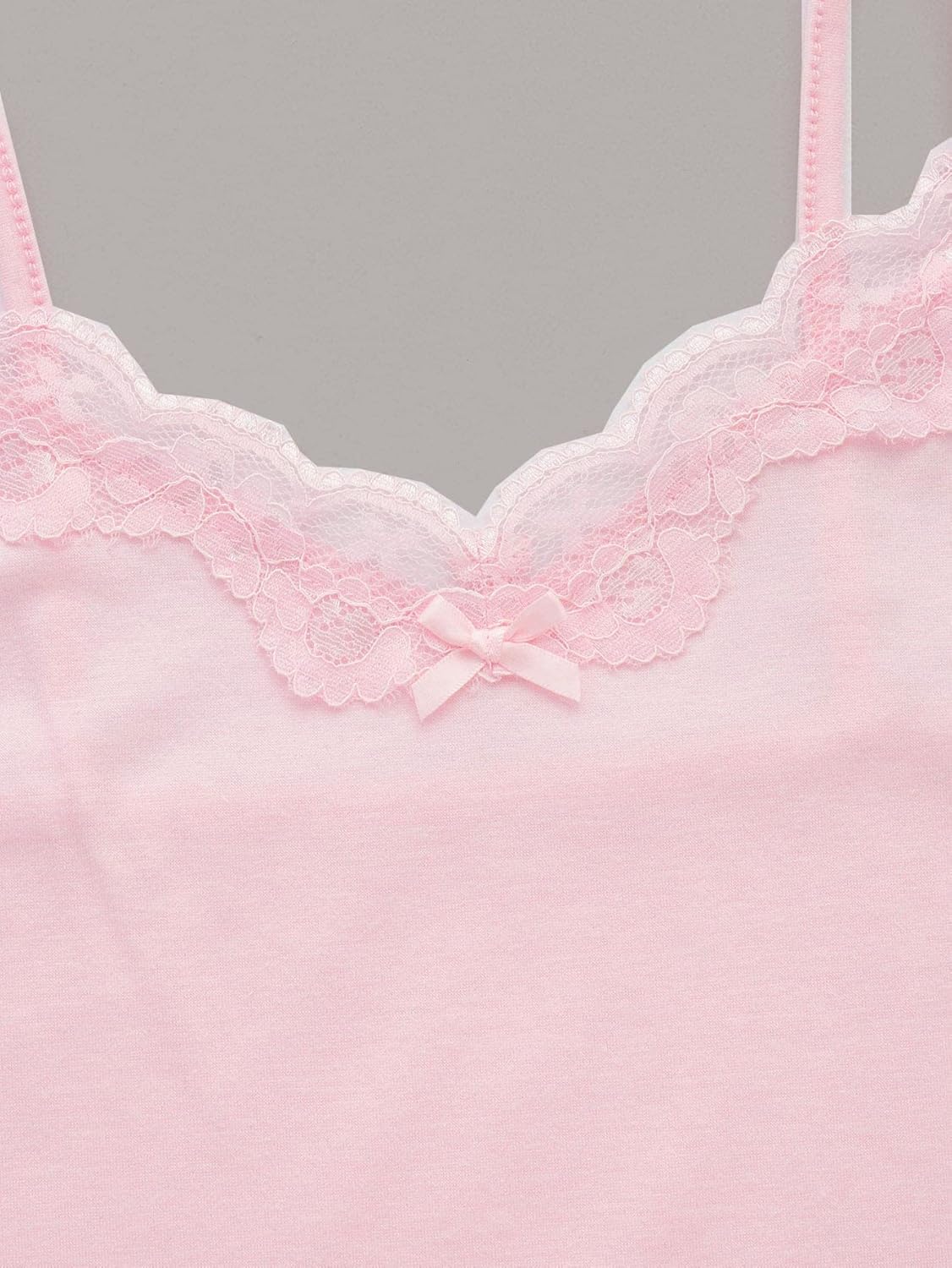 SHENHE Women's Y2K Lace Cami V Neck Sleeveless Spaghetti Strap Kawaii Tank Top Camisoles - Image 3