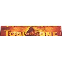TOBLERONE Milk Chocolate Bar with Crispy Salted Caramel Pieces, 12 oz