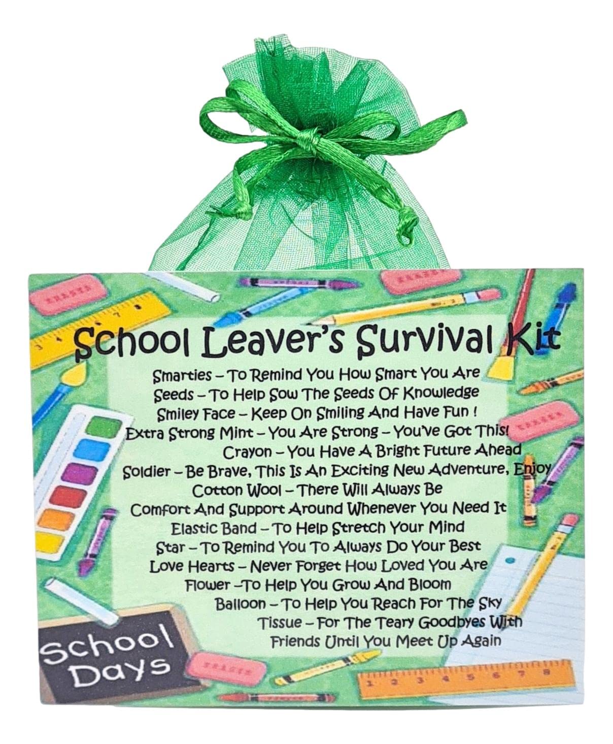 Buy School Leaver’s Survival Kit Fun Novelty Gift & Greetings Card