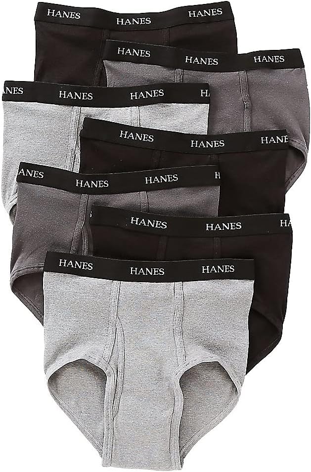 Men's Solid Tag Free Briefs (7 Pack)