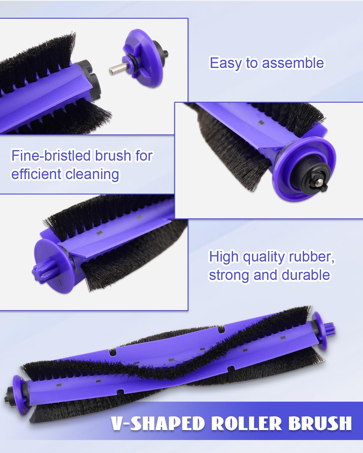 Replacement Parts Kit For Narwal Freo Robot Vacuum - Includes Brushes, Mops, Filters & Blades
