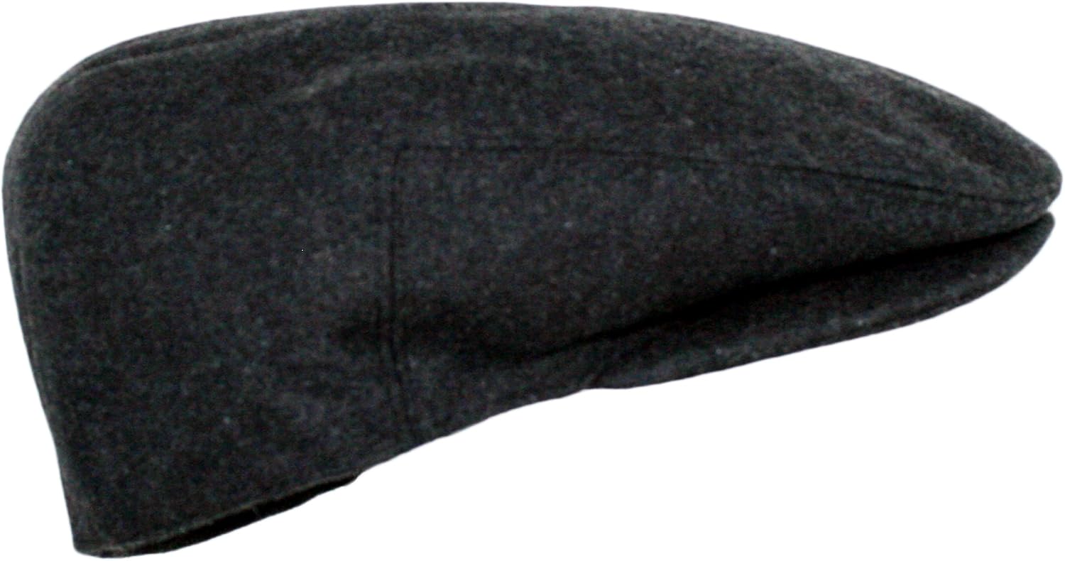 EPOCH Men's Herringbone Wool Tweed Newsboy Ivy Cabbie Driving Cap