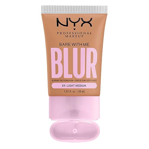 Vista 42 de NYX PROFESSIONAL MAKEUP Bare With Me Blur Skin Tint - Base de maquillaje con matcha, glicerina y niacinamida, marfil claro 03 marfil claro