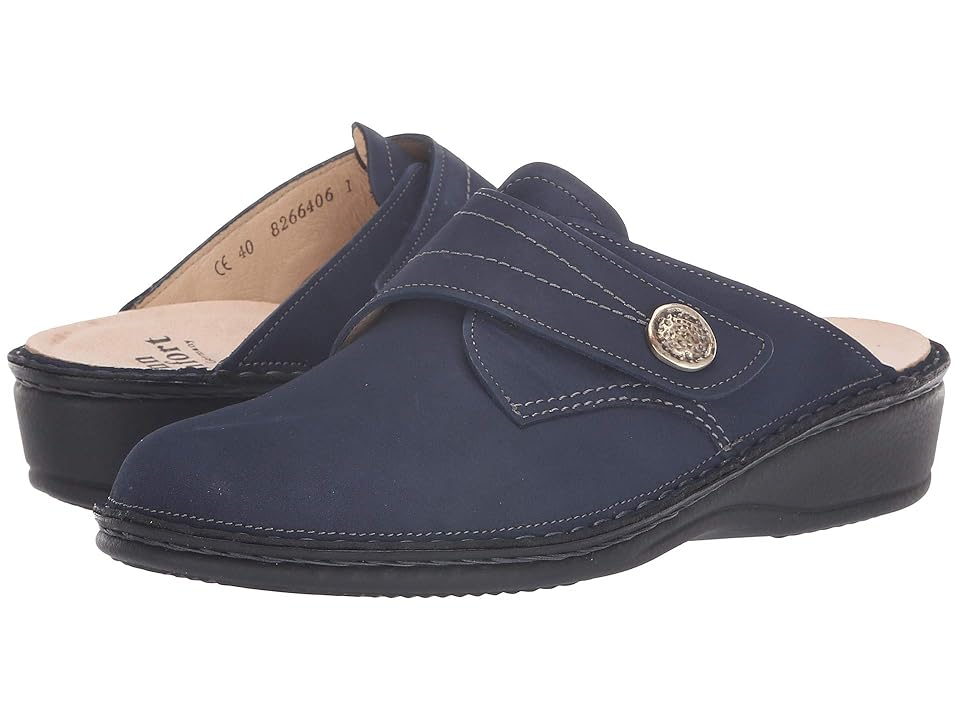 

Finn Comfort Santa Fe-S (Navy) Women's Clog Shoes
