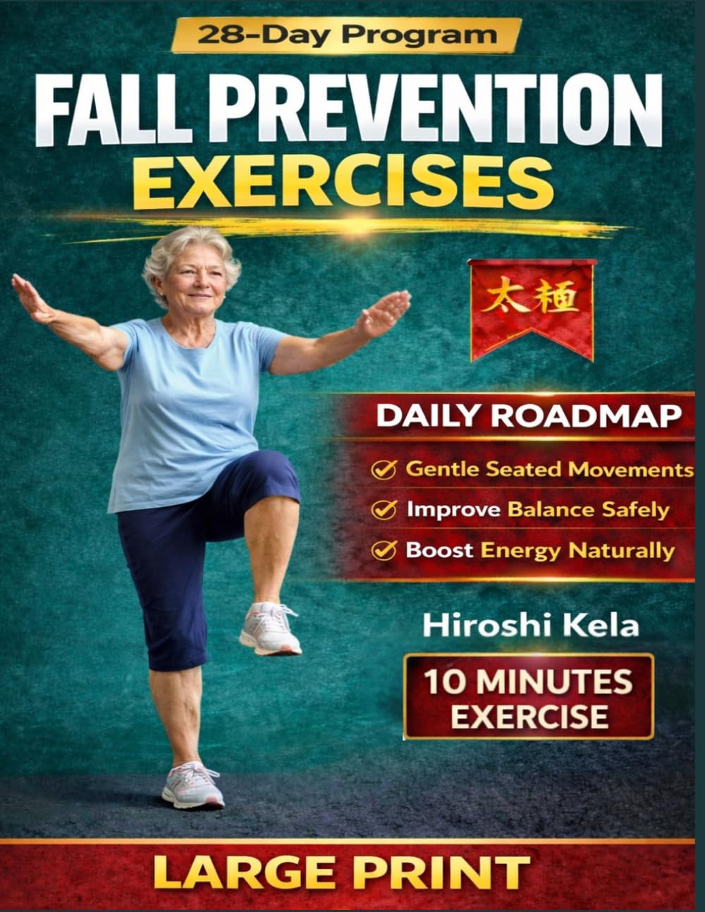 Fall Prevention Exercises: A Step-by-Step Workbook Using Tai Chi and Qigong to Improve Balance, Mobility, Coordination, and Stability With Safe, Low-Impact Exercises for Seniors and Adults