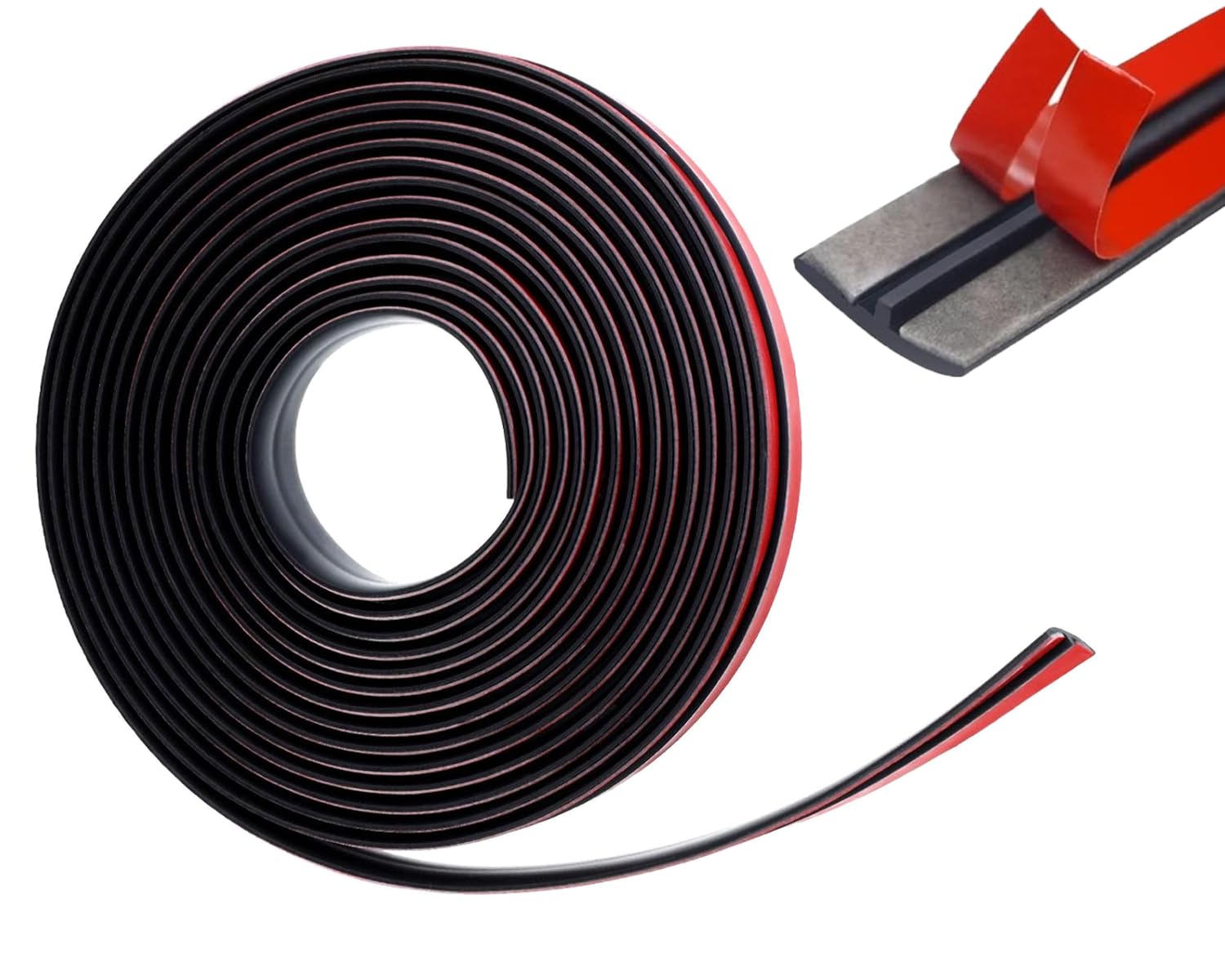 Autotürdichtung 3M Selbstklebend L-Form Universal Gummidichtung 5 Meter