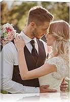 AbcCustomize Custom Photo Canvas Prints - Ready to Hang Wall Art for Living Room, Bedroom Decor & Personalized Gifts, Ships Next Day