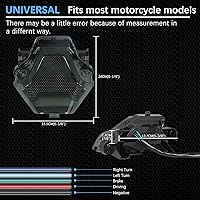 Vista 6 de JMTBNO Luz Trasera de Freno de Moto con Señales de Giro LED Compatible con Yamaha YZF R3 R25 Y15ZR MT07 FZ07 LC150