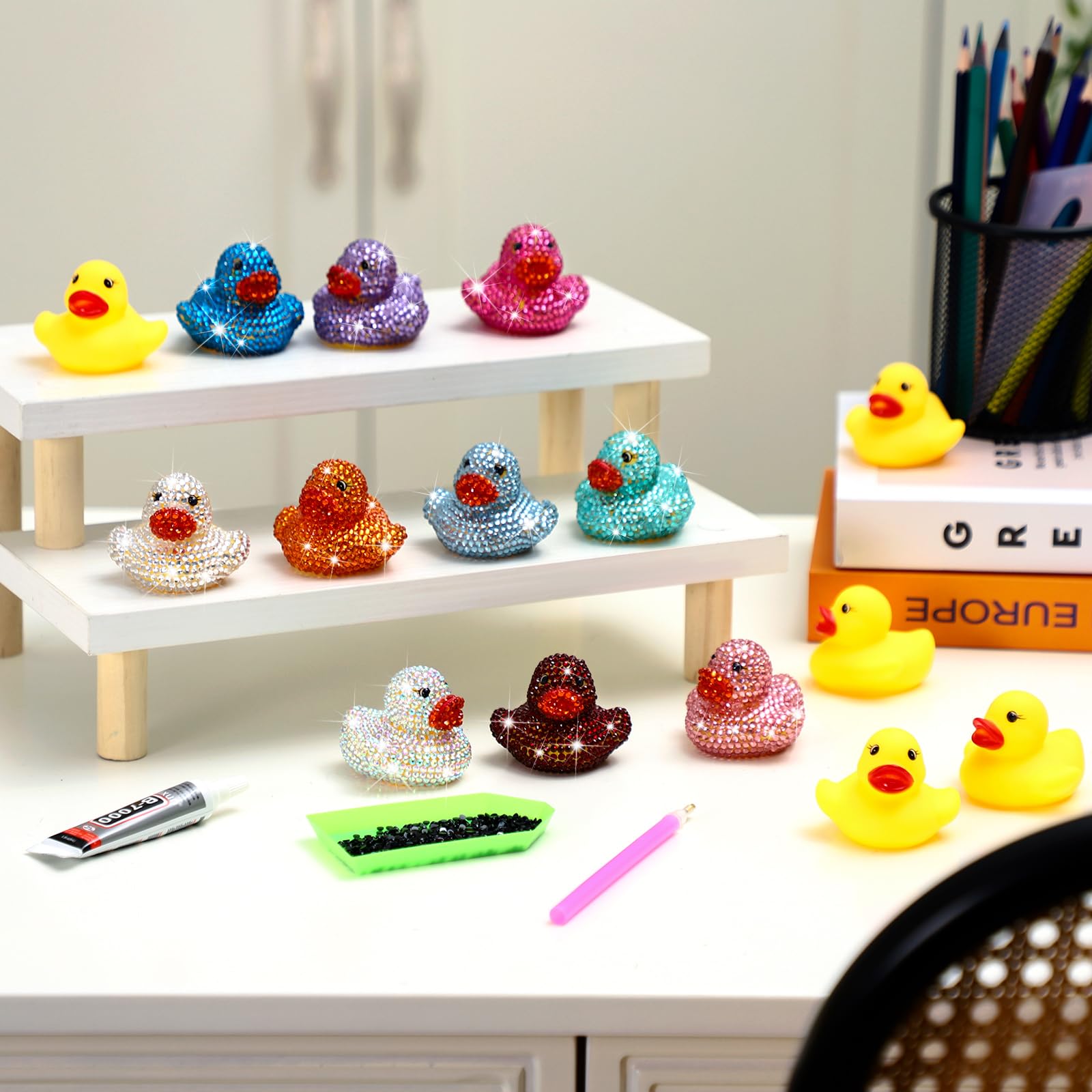 ダイヤモンドアートクラブ DAC *Duck Bath* duck-bath-diamond-art