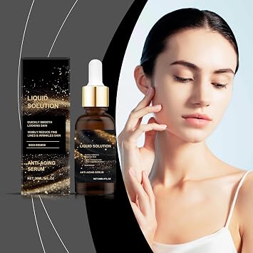 2PC Face Serum, Anti Aging Face Tightening, Liquid Solution anti Aging Serum, Boost Skin Collagen, Smoothes Wrinkles and Fine Lines & Plump Skin.