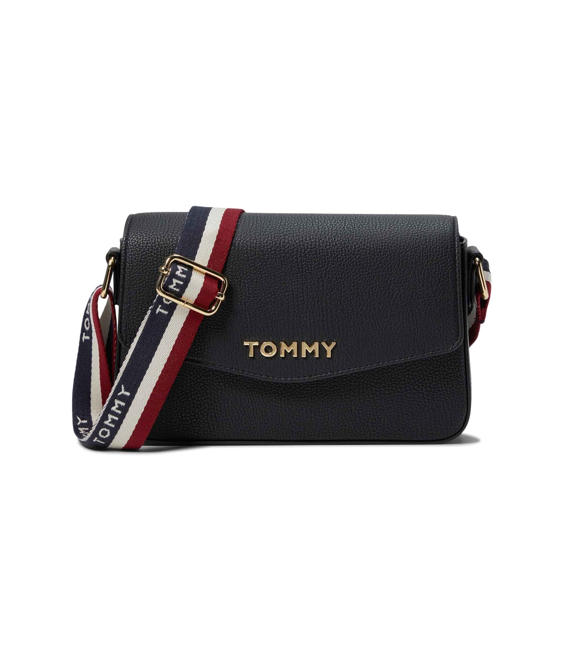 Tommy Hilfiger Reese II Flap Envelope Crossbody Pebble PVC