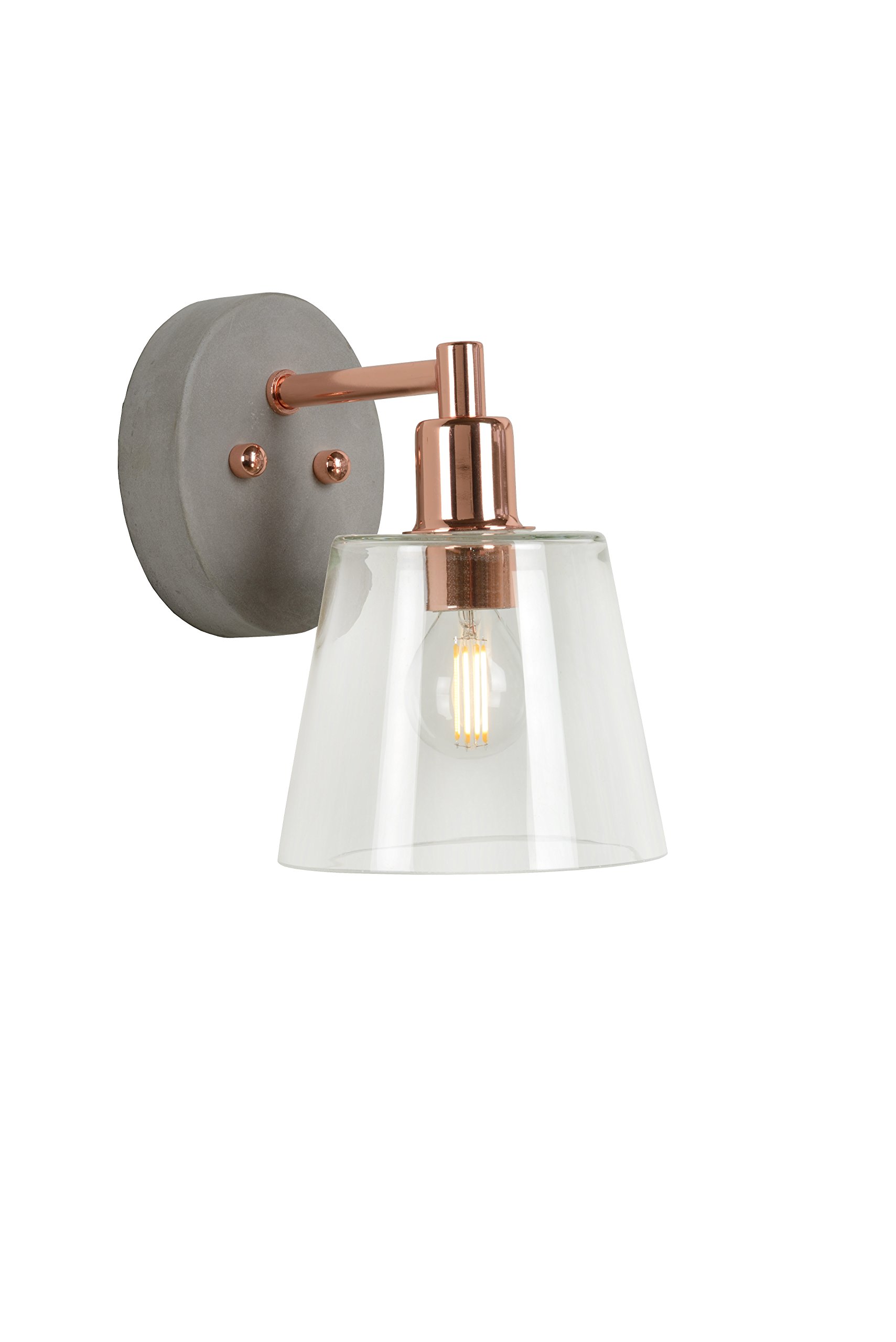 Lucide VITRI - Wall Light - Ø 13 cm - E14 - Copper
