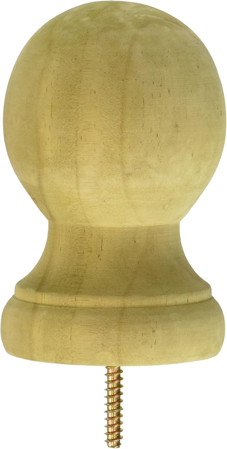 Post Top Large Ball Pine