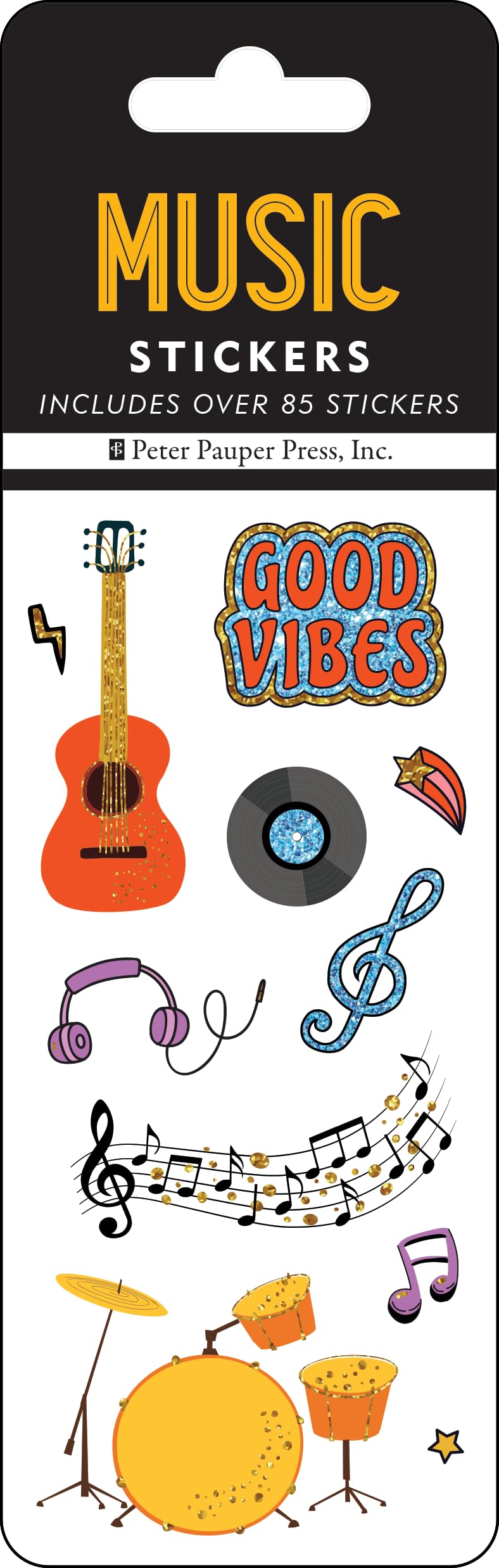 Music Sticker Set (over 85 stickers): Peter Pauper Press: 9781441342270 ...