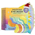 Maskiss Under Eye Patches Variety Pack (48 Pairs), Stocking Stuffers for Women, Eye Masks for Dark Circles Puffy Eyes With 8 Colors (6 Pairs/Color), Vegan Skin Care Gifts for Teen Girls