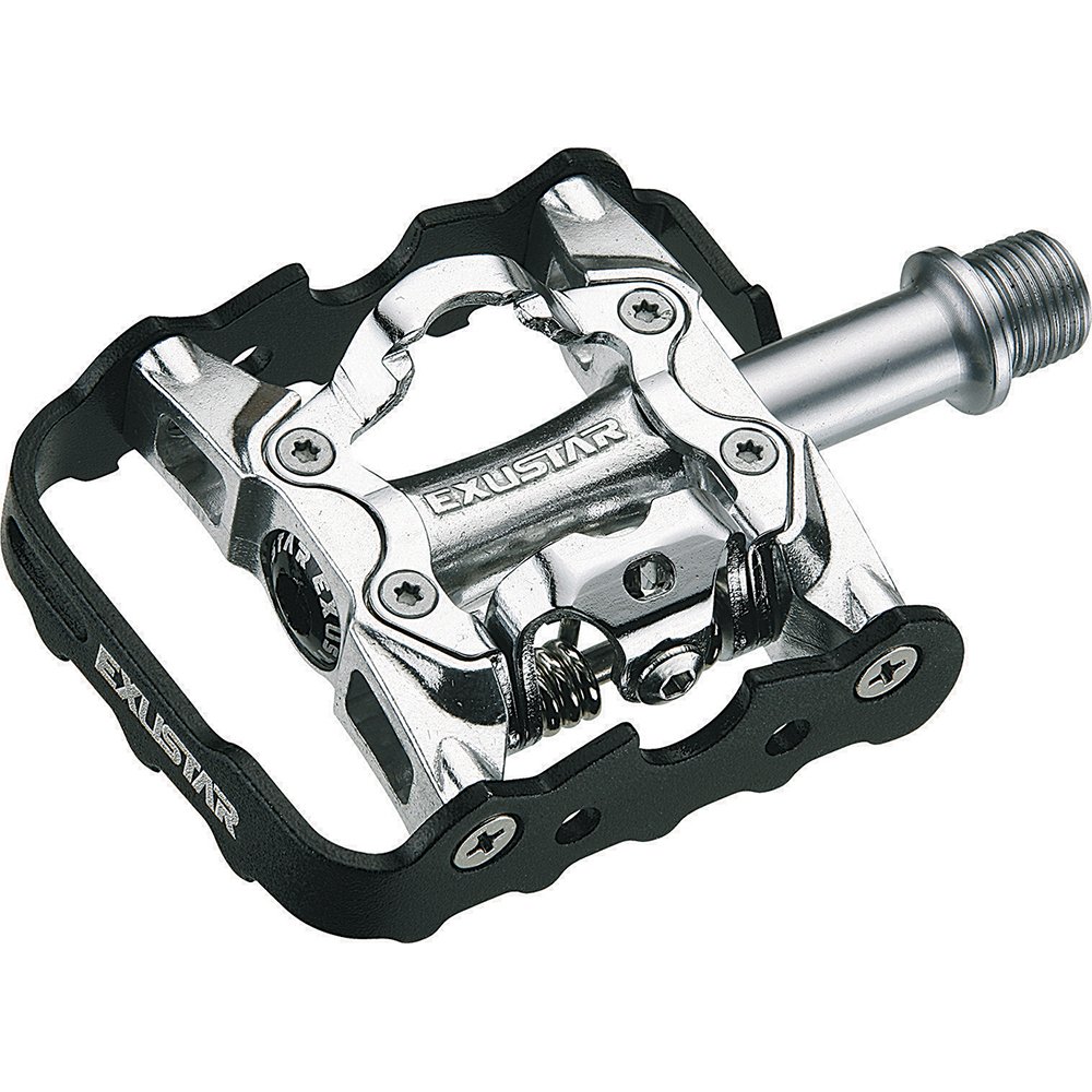 Exustar Pedals exustar MTB SGL clpls pm86 bk/sl SPD