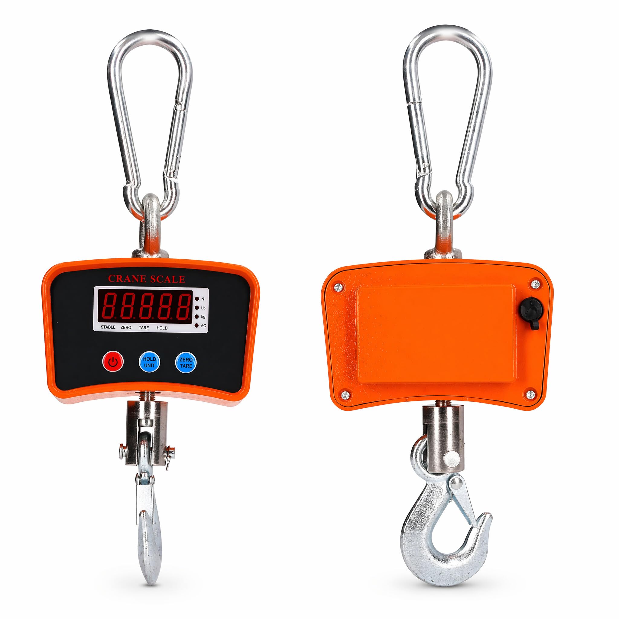 Digital Hanging Scale, 1000Kg Electronic Digital Crane Scale with Backlight LCD Display and Rechargeable Battery, High Accuracy Industrial Weighing Crane Scale for Farm, Fishing, Hunting, Garage(US)-image-41