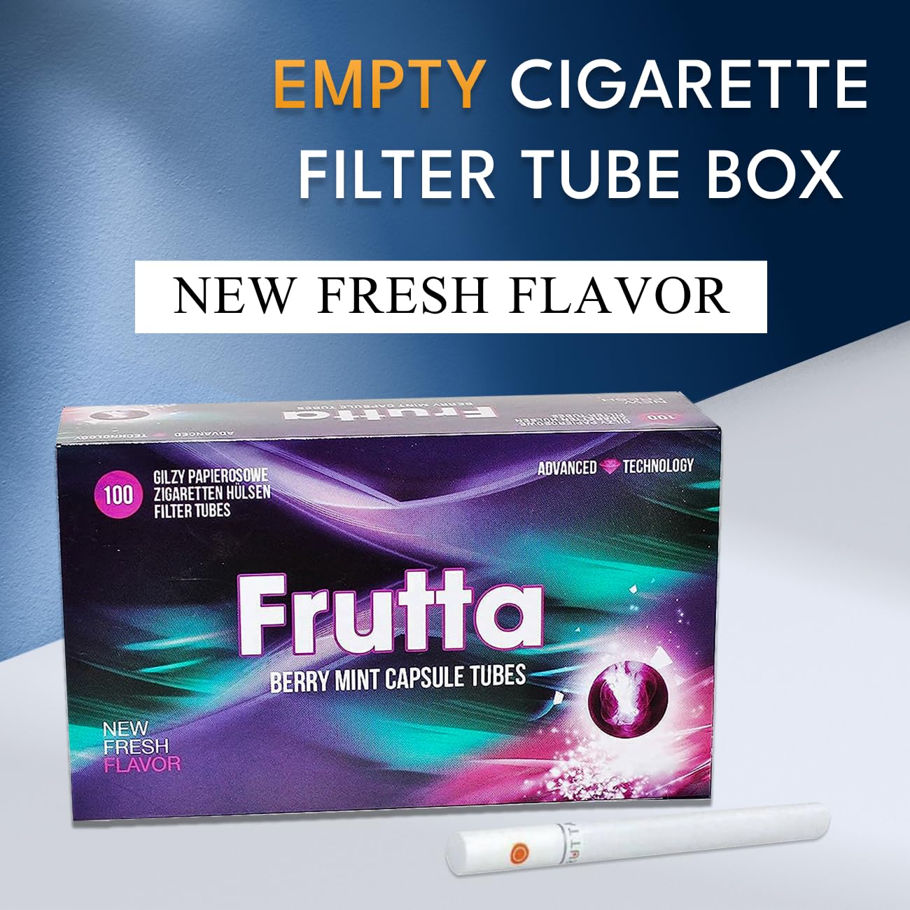 King Size Cigarette Tubes with Filter - 100 Pack -2 King Size Cigarette Tubes with Filter - 100 Pack -2
