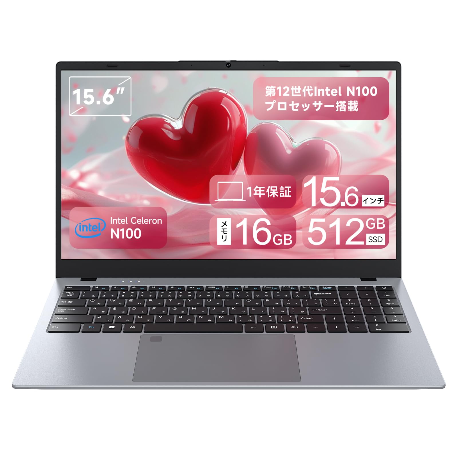 Amazon.co.jp: GTBOX ノートパソコン15.6”第12世代 N100 Laptop 4コア 