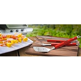 YouTheFan NFL Cleveland Browns Spirit Series 3-Piece BBQ Set Stainless Steel, 22 x 9