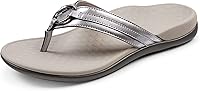 Vista 36 de Sandalias Vionic Tide Aloe, con tira para dedos, con diamantes de imitación, con soporte de arco ortopédico oculto, para mujer Moca